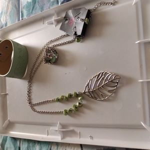 Green set of paparazzi jewelry